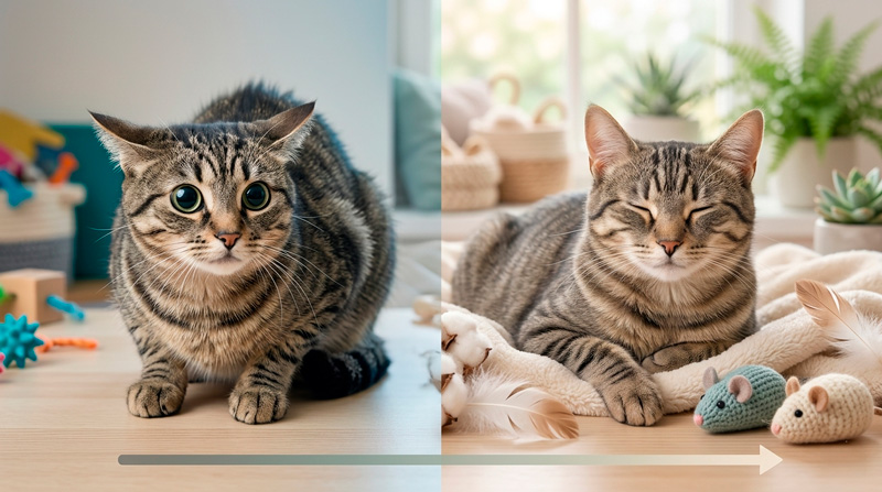 gatos ansiosos
