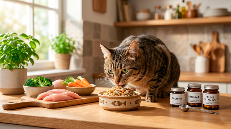comidas caseiras para gatos