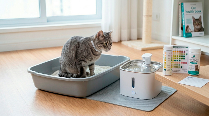 infeccao urinaria em gatos