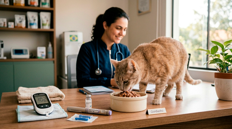 diabetes em gatos